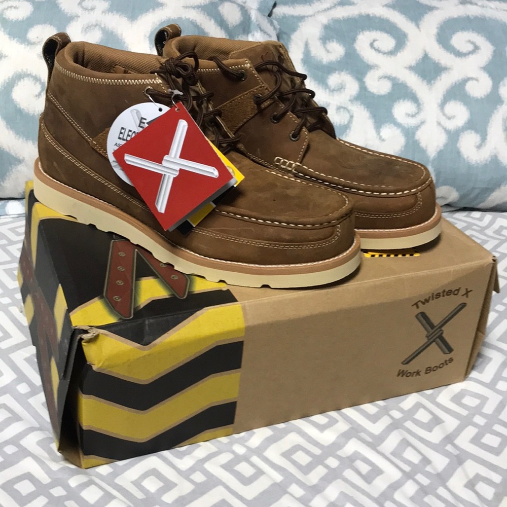 Twisted X steal toe work shoes